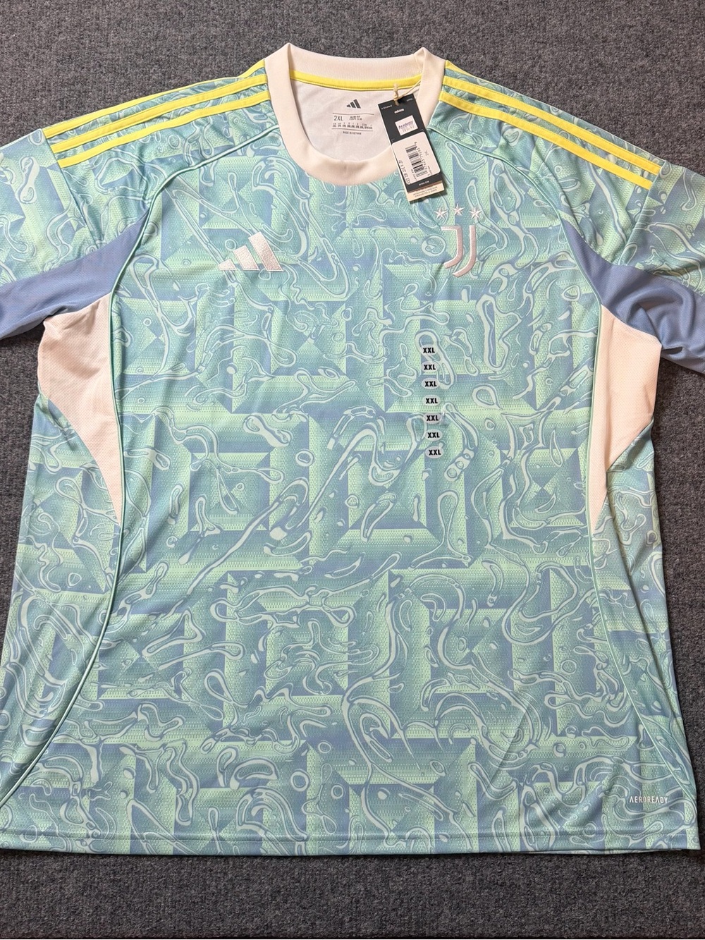 Adidas Juventus 25/26 Away Jersey JJ4312 XXL NWT Authentic Men’s Size 2XL